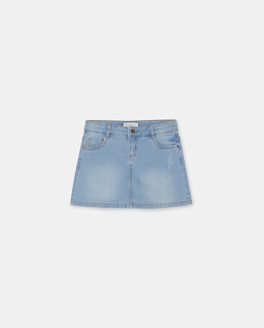 Imagen 0 de Falda vaquera básica de niña