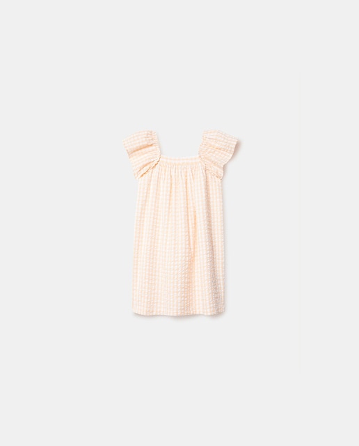 Imagen 0 de Vestido manga volantes seersucker de niña