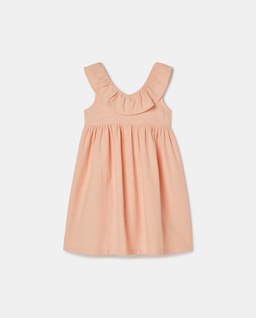 Imagen 0 de Vestido escote pico volantes de niña