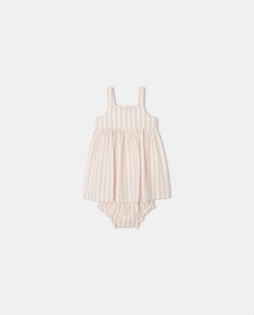 Imagen 0 de Vestido bebe tirantes seersucker de bebe niña