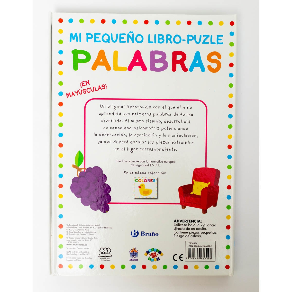 Mi pequeño libro-puzle. Palabras (Capa dura) 2