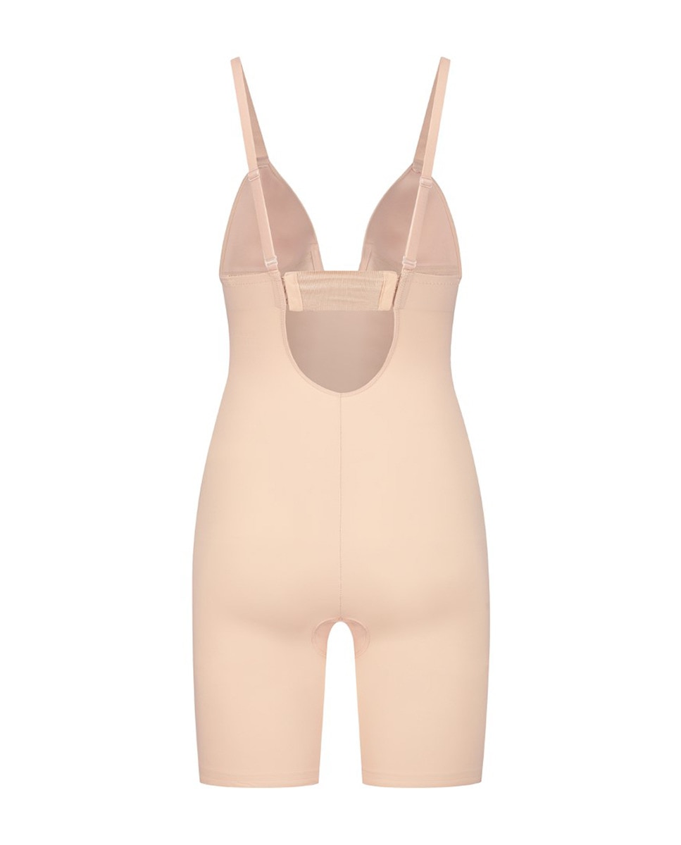 Body reductor de control firme con escote profundo. - Bye Bra - Beige Beige-7