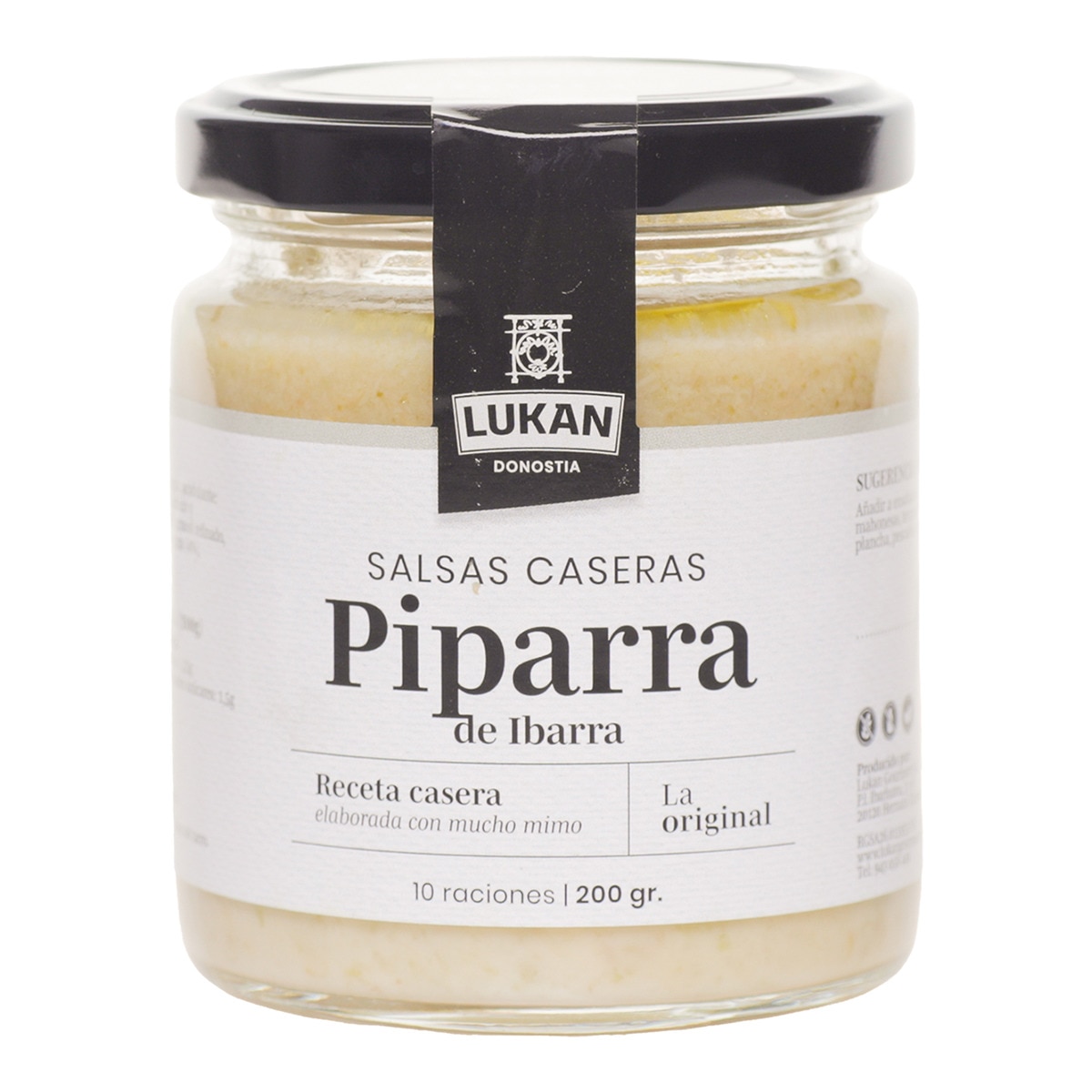 Imagen 0 de Salsa de piparra de Ibarra Lukan Gourmet