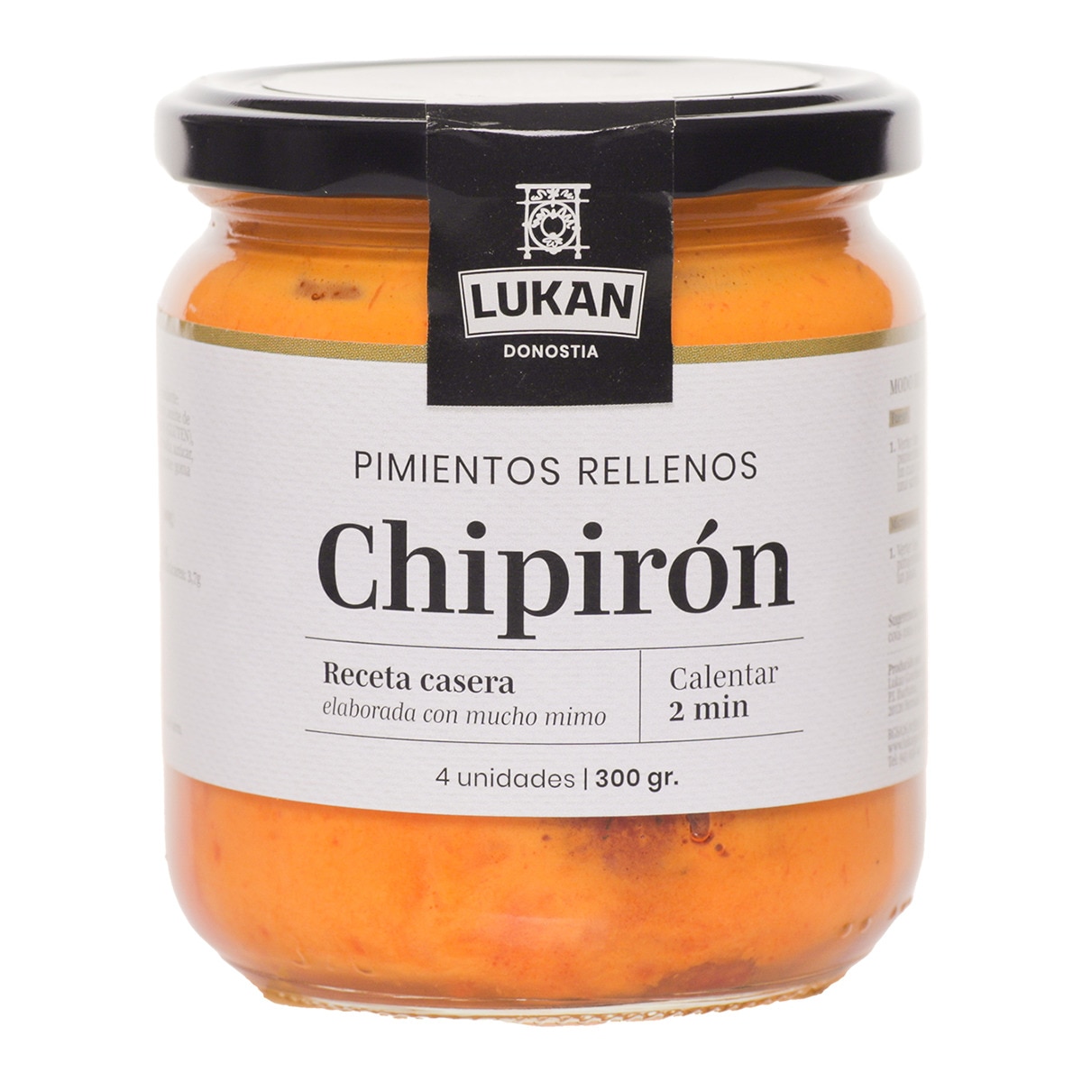 Imagen 0 de Pimientos rellenos de Chipirón Lukan Gourmet