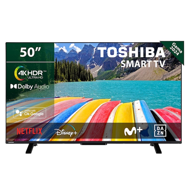 Imagen 0 de TV LED 126 cm (50") Toshiba 50UV2363DG, 4K UHD, HDR10 y Micro Dimming, Smart TV, Sonido Dolby Audio