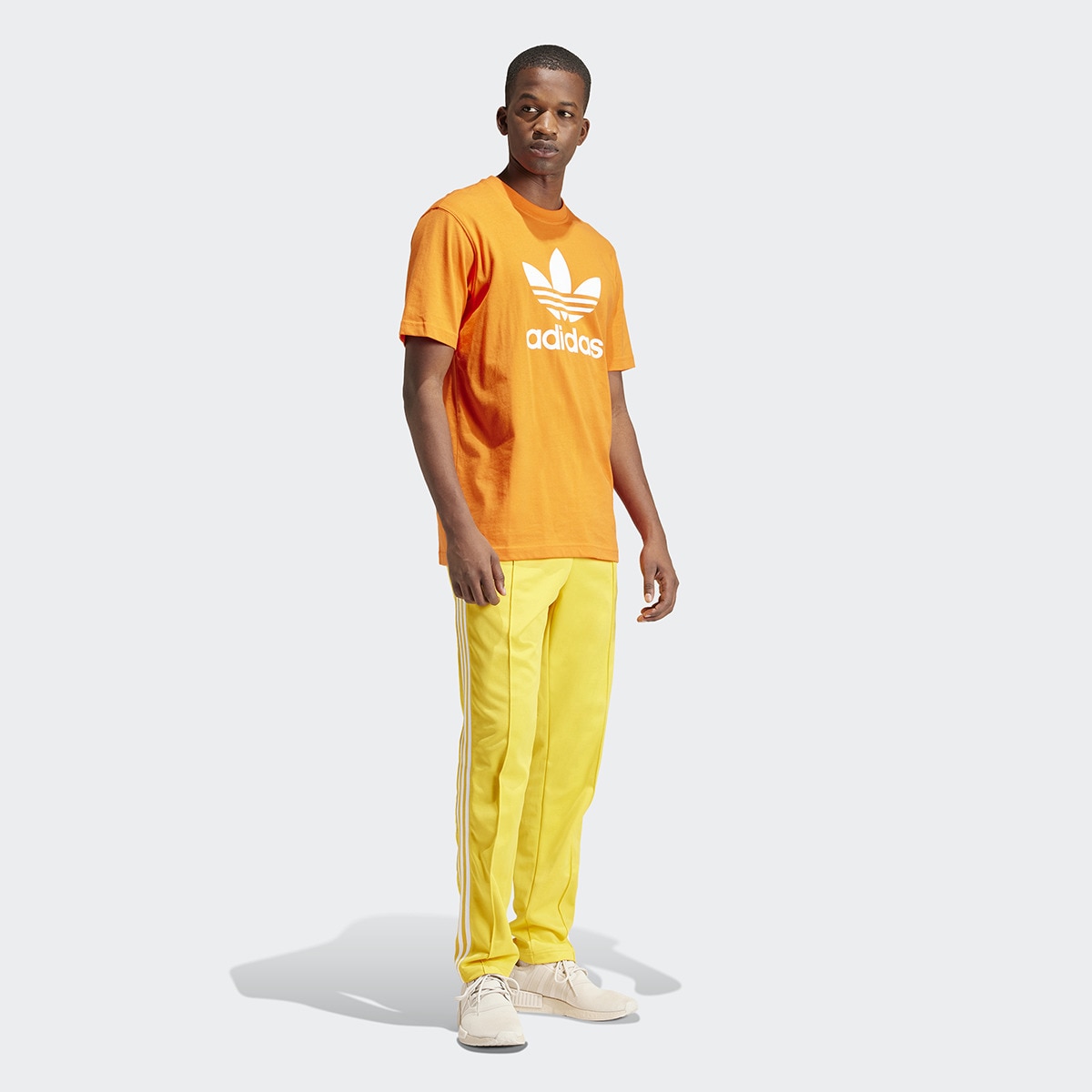 T-shirt de Homem Adicolor Trefoil Originals Laranja-5