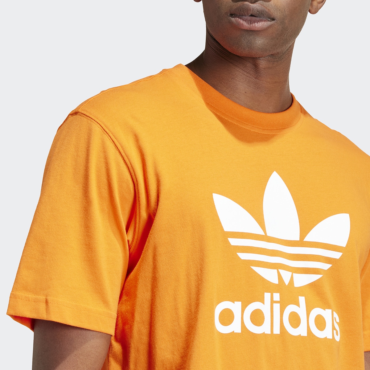 T-shirt de Homem Adicolor Trefoil Originals Laranja-3