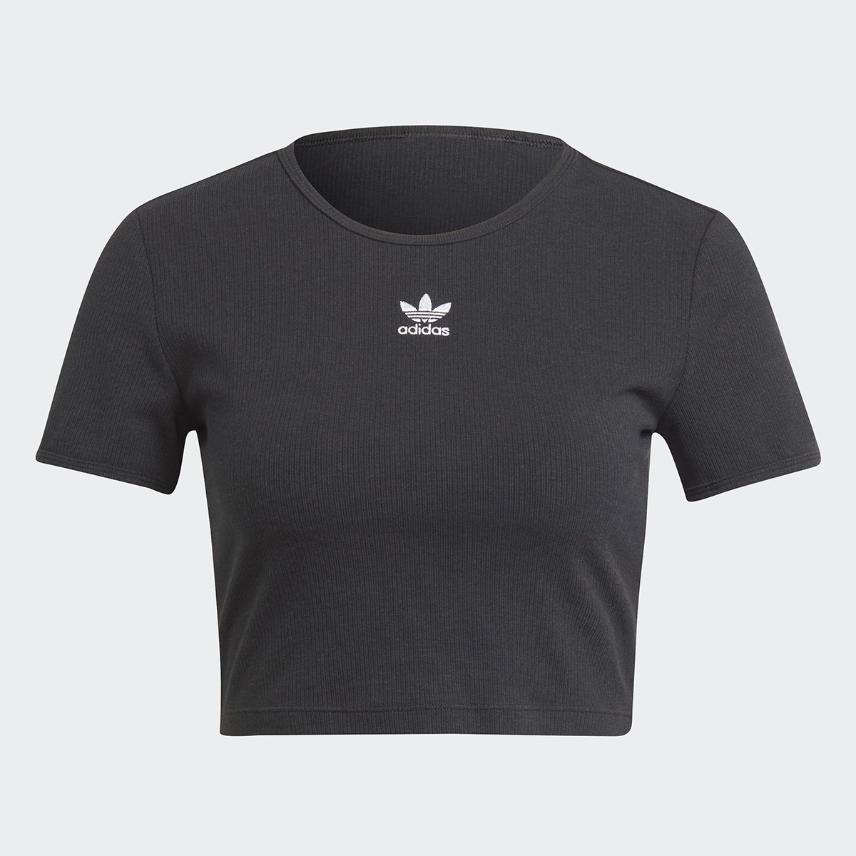 T-shirt de Mulher Essentials Rib Originals Branco-7