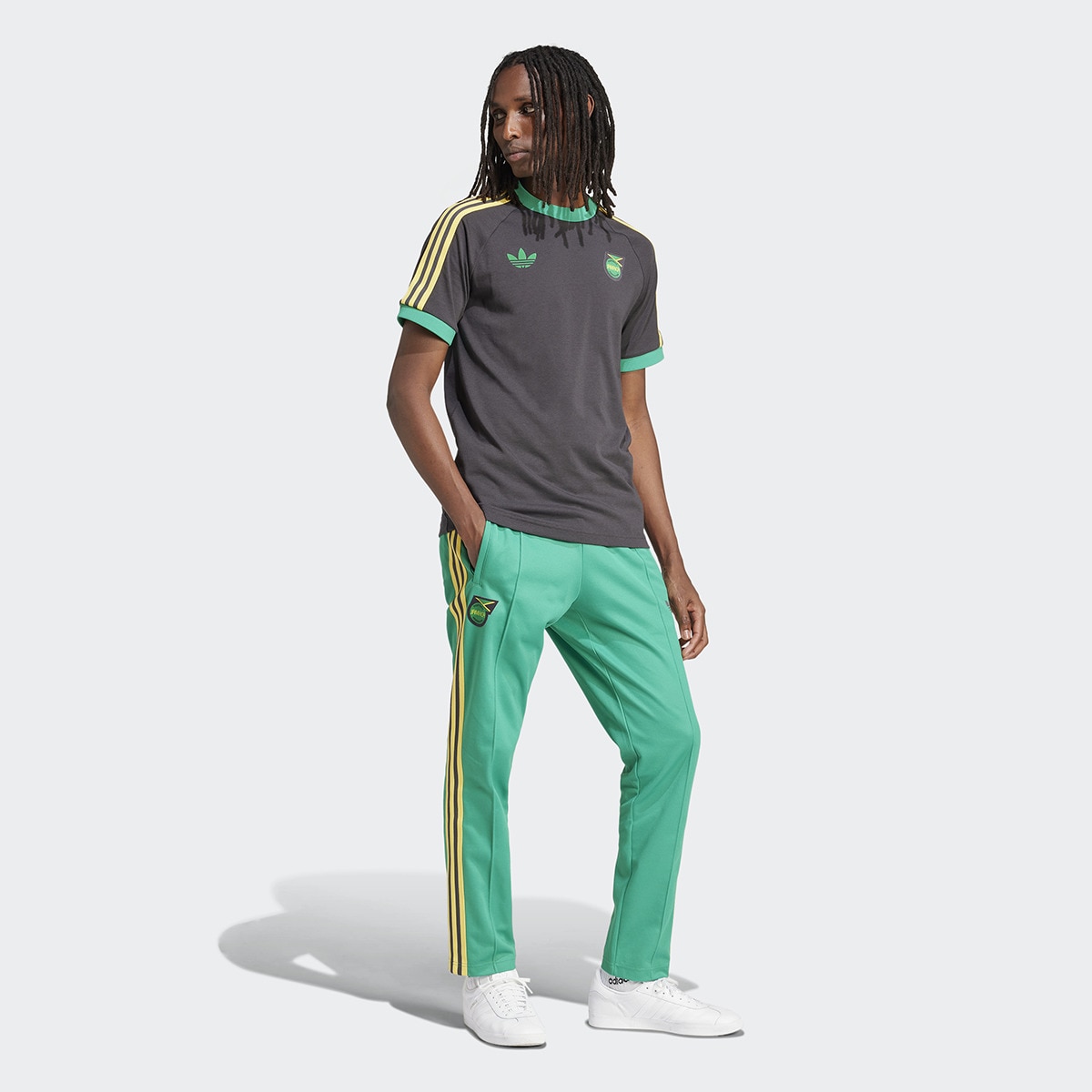 Calças de Homem Beckenbauer Jamaica Originals Verde-5