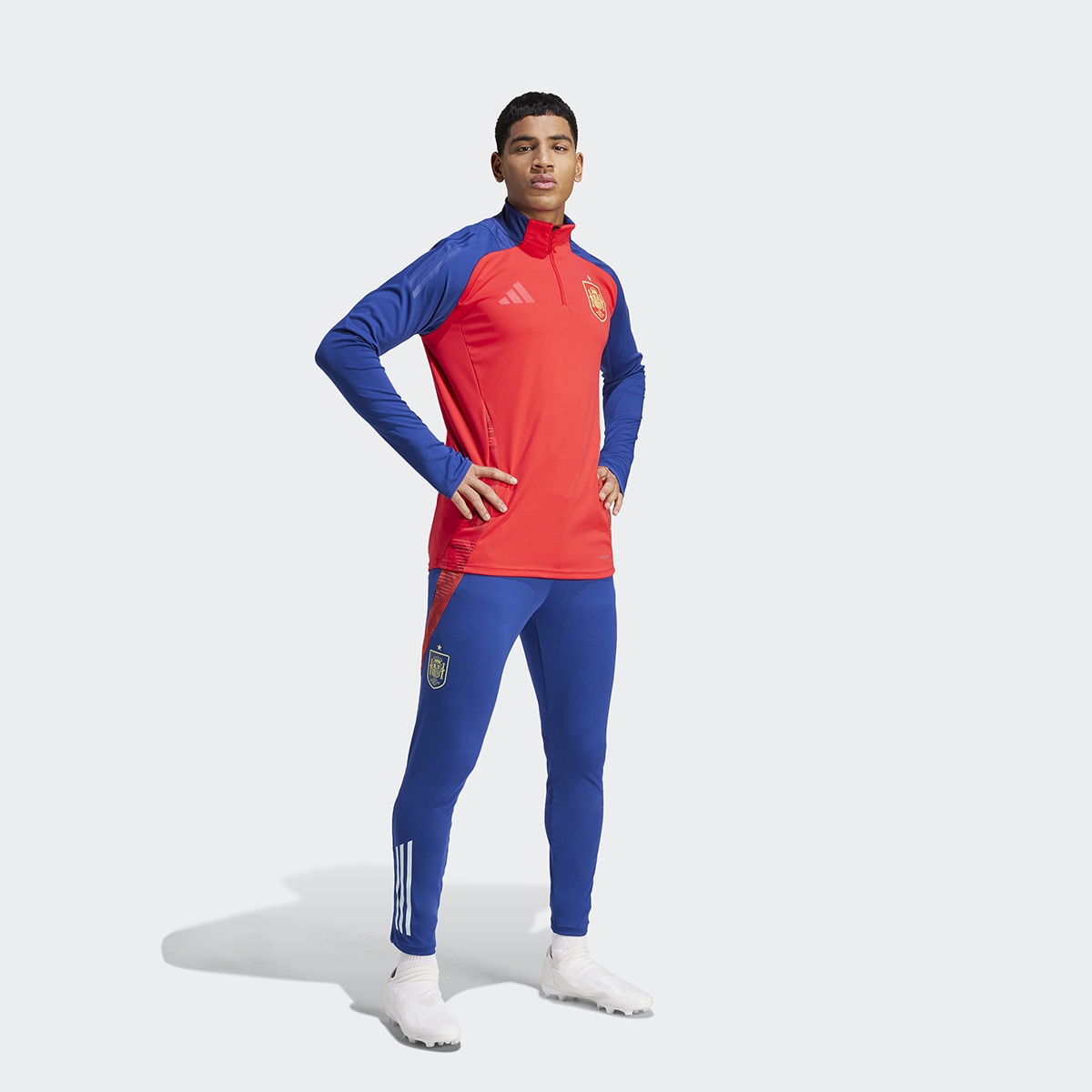 Calças de Treino de Homem Espanha 2024 Tiro Azul-5