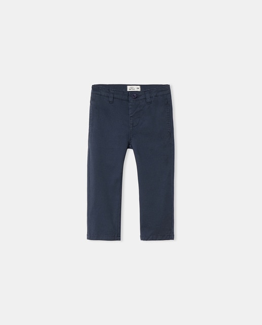 Imagen 0 de Pantalon sarga chino de bebé niño en azul