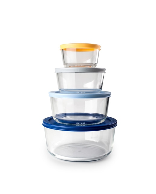 Imagen 0 de Set 4 tuppers redondos eco