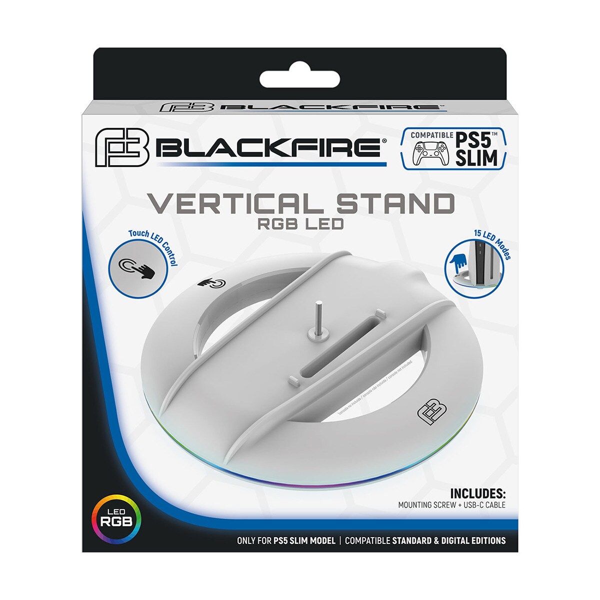 Suporte Vertical para Consolas para PlayStation 5 Slim Blackfire 3