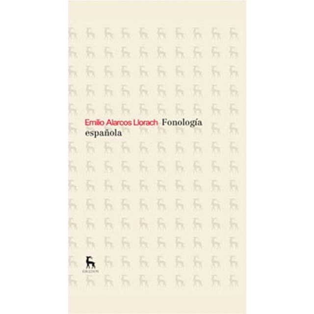 Imagem 0 de Fonología española(Tapa dura)