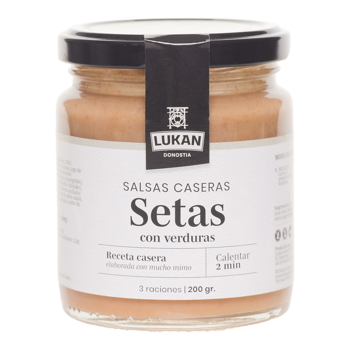 Imagen 0 de Salsa de setas con verduras Lukan Gourmet