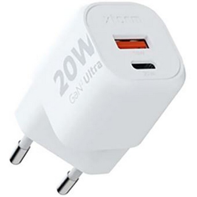 Imagem 0 de Carregador Xtorm USB-C com Power Delivery 20W+USB-A 18W - Branco