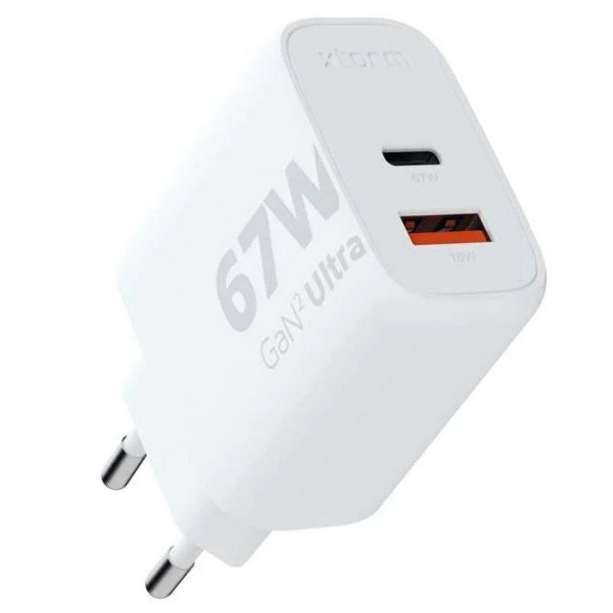 Carregador de Parede Xtorm XEC067 , 1xUSB Type-C , 1xUSB , 67W 1