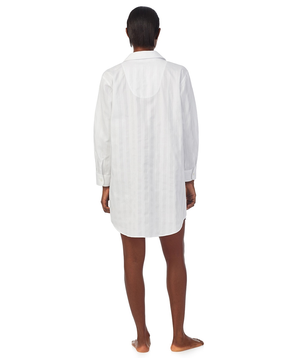 Camisa com Manga Comprida Branco-2