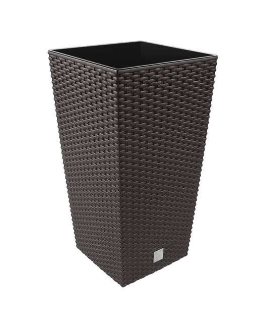 Imagen 0 de Maceta rato de 49 litros con inserto 32,5 x 32,5 x 61 cm color ocre oscuro