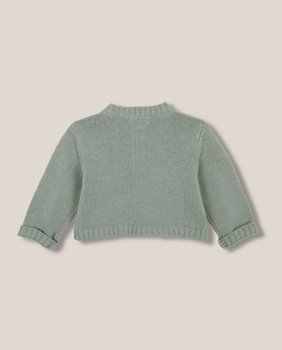 Casaco de malha Verde-2