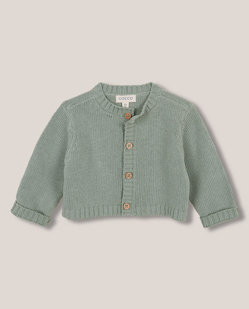 Casaco de malha Verde-1