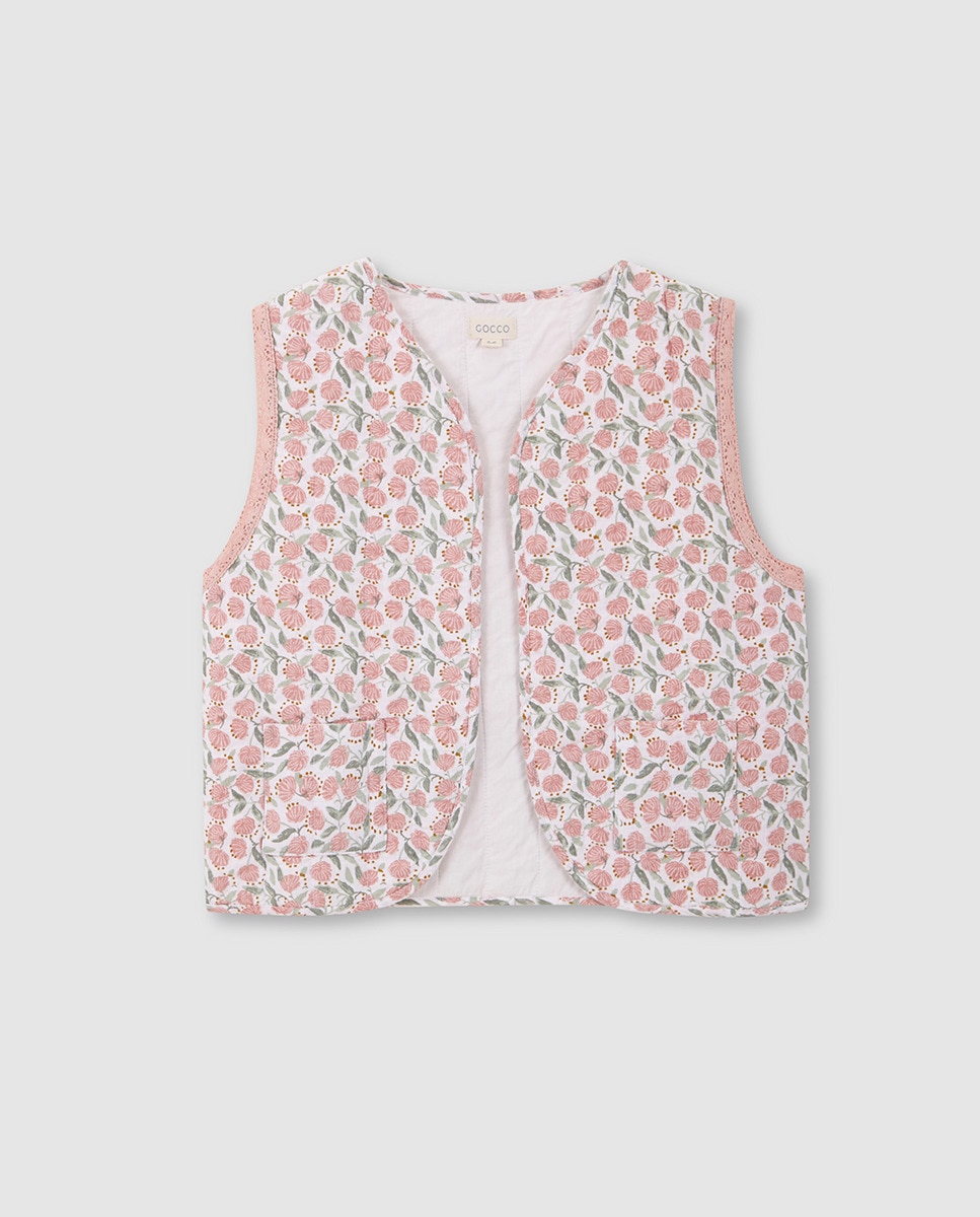 Combinar Chaleco Acolchado Estampado Chaleco Estampado Chaleco