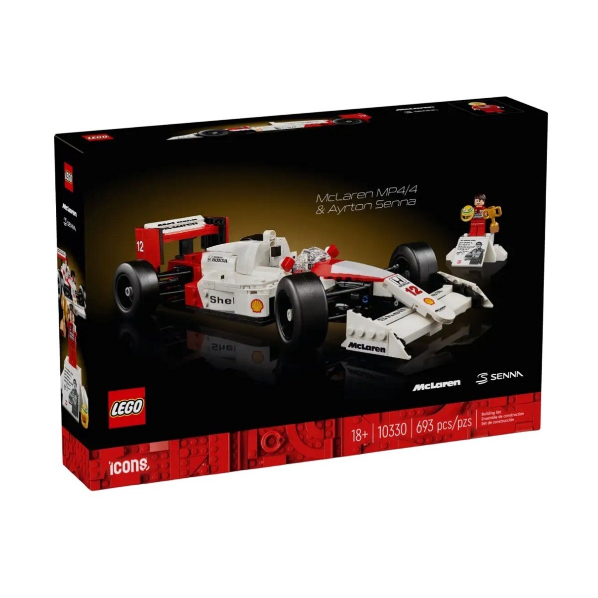 McLaren MP4/4 e Ayrton Senna Lego Icons      1
