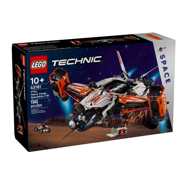 Imagem 0 de Nave Espacial de Transporte Pesado VTOL LT81 Lego Technic   