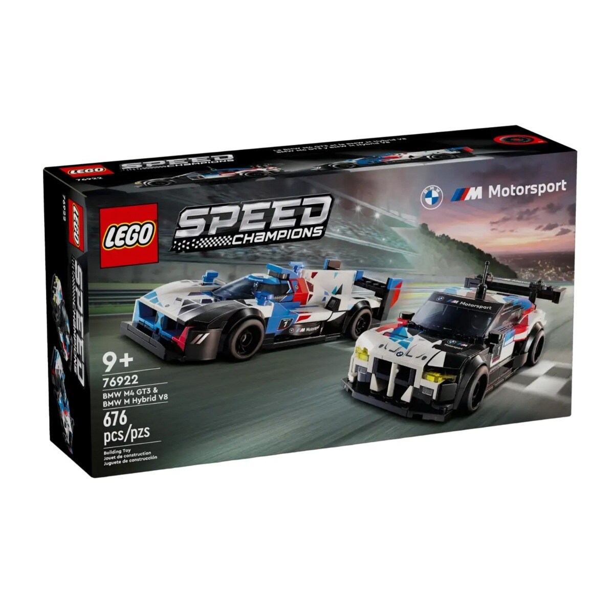 BMW M4 GT3 e BMW M Hybrid V8 Lego Speed Champions 1