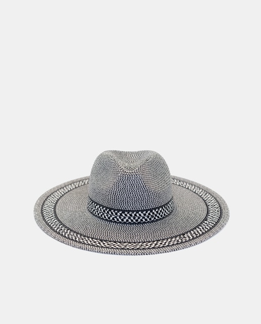 Imagen 0 de Sombrero fedora de papel en negro