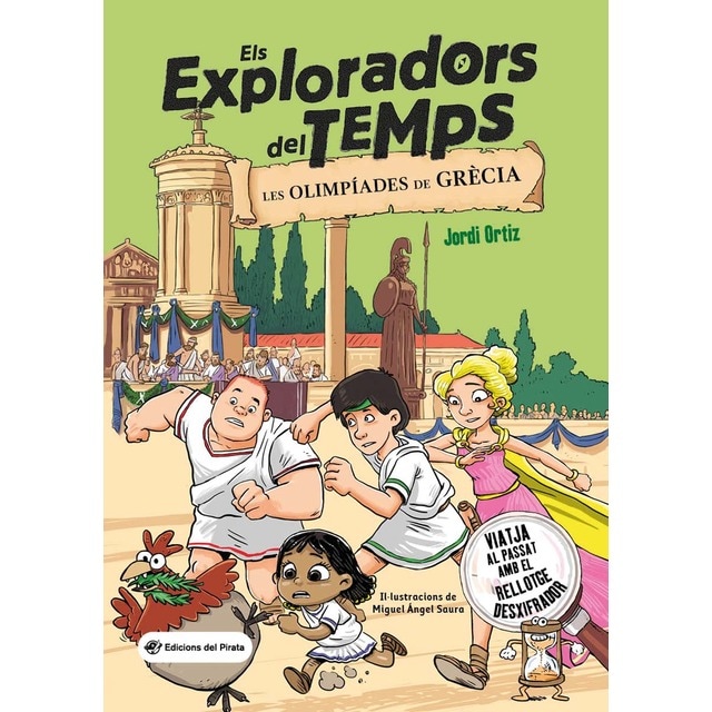 Imagem 0 de Les olimpíades de Grècia: Viatja en el temps amb el rellotge desxifrador i descobreix l'antiga Grècia! Llibres per a nens i nenes a parti (Capa mole)