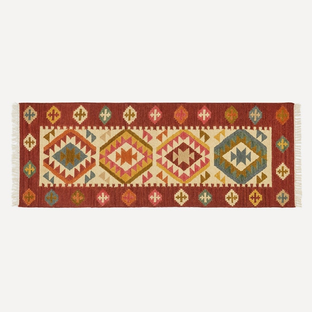 Imagem 0 de Tapete Kilim de lã Baikal