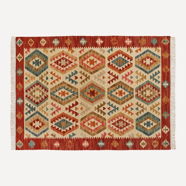 Imagem 0 de Tapete Kilim de lã Baikal