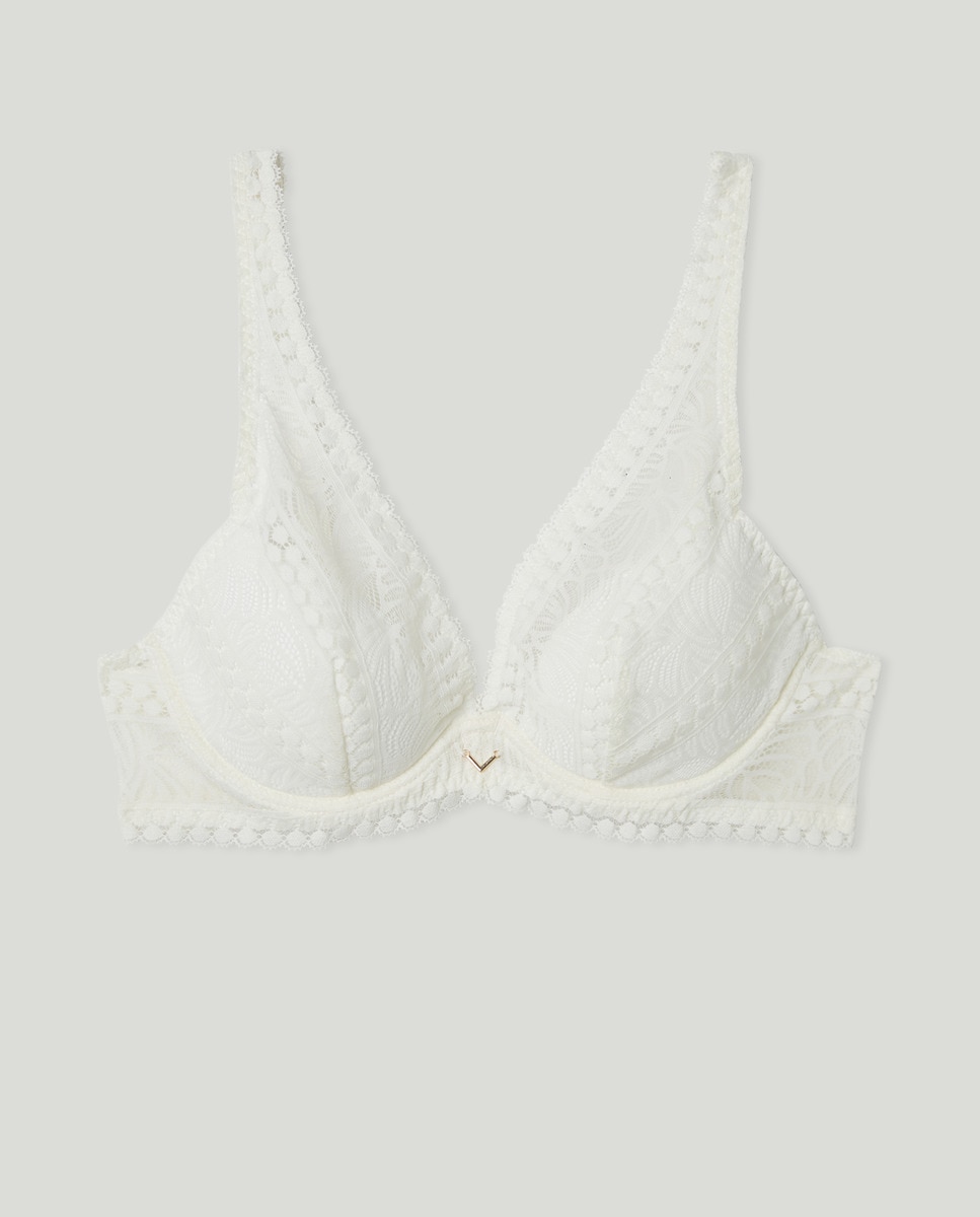 Soutien Triangular Almofadado Branco-1