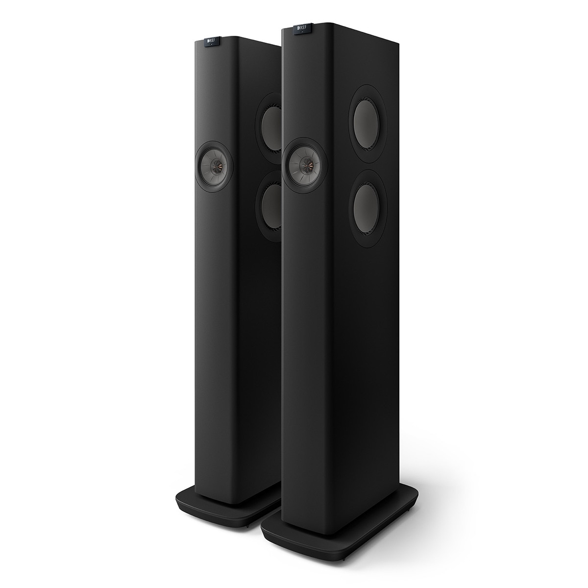 Altavoces de suelo KEF LS60 Wireless Carbon (pareja) Negro-1
