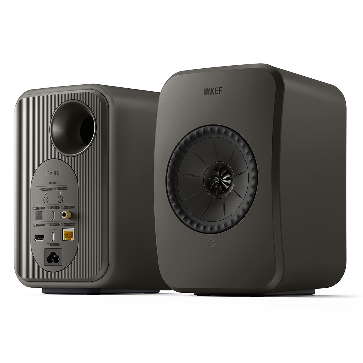 Altavoces de estantería KEF LSX II LT Wireless (pareja) Grafito-3