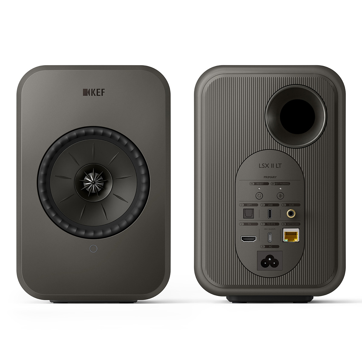 Altavoces de estantería KEF LSX II LT Wireless (pareja) Grafito-2
