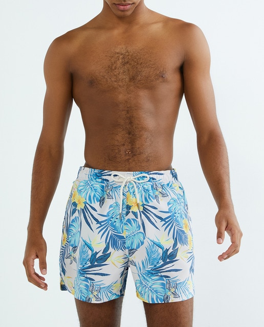 Imagen 0 de Bañador estampado hibiscus de hombre