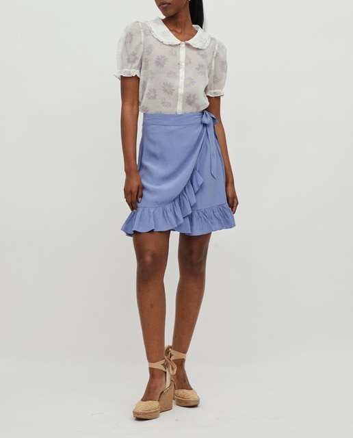 Imagen 0 de Falda corta volantes