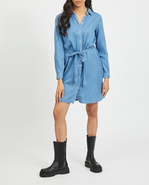 Imagen 0 de Vestido de manga larga con botones