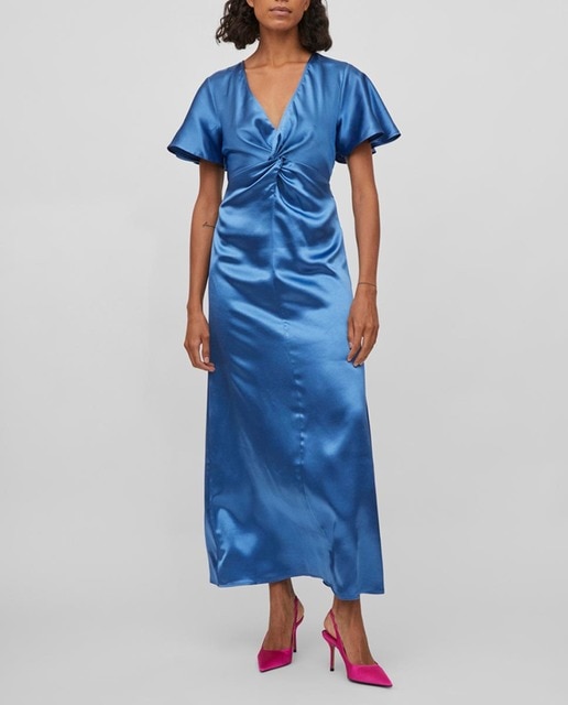 Imagen 0 de Vestido largo satinado