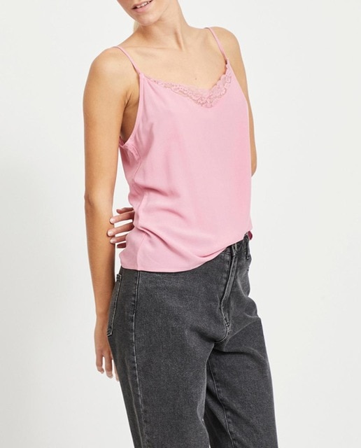 Imagen 0 de Top de mujer de tirantes con encaje