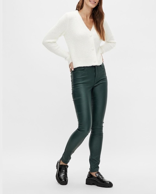 Imagen 0 de Pantalón de mujer pitillo encerado