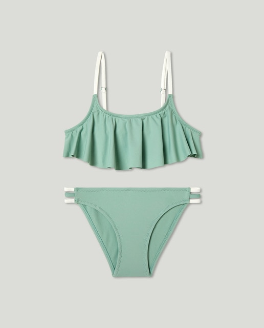 Imagen 0 de Bikini de niña con volante