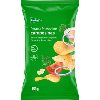 patatas fritas sabor campesinas Sin Gluten bolsa 150 g - El Corte Ingles