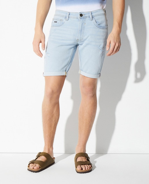 Imagen 0 de Bermuda knit vaquero rotos de hombre