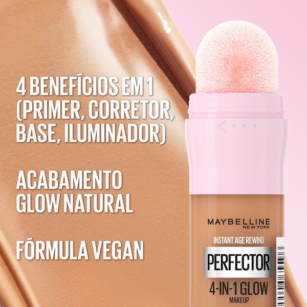Instant Anti-Age Perfector 4-In-1 Make-up Glow mit Schwamm-Applikator Ton: 03 Medium Deep