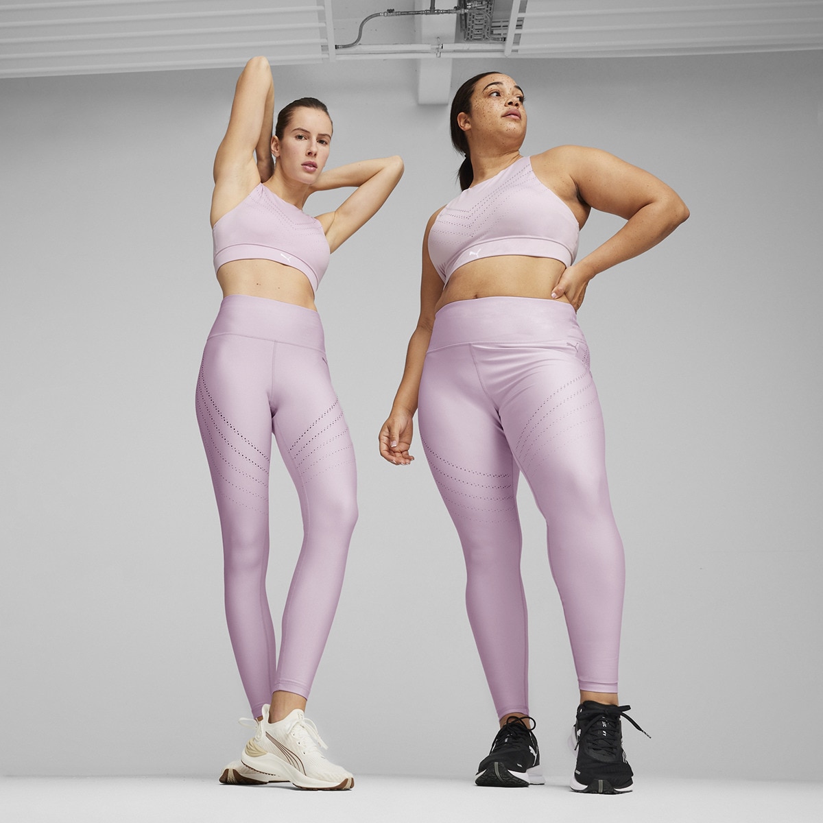 Leggings de Mulher Run Ultraform Aop Tight Rosa-5