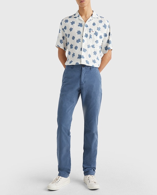 Imagen 0 de Pantalón de hombre Denton regular fit tipo chino azul