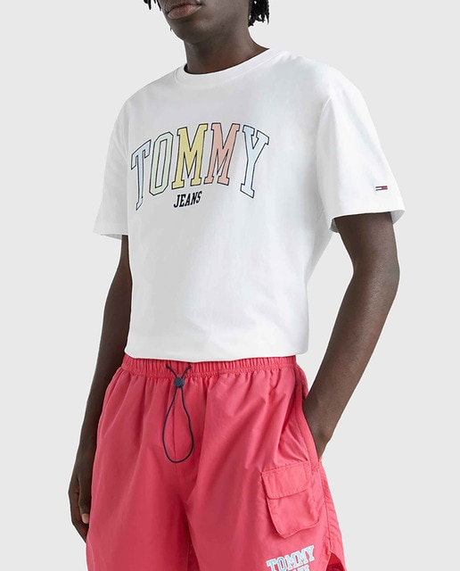 Imagen 0 de Camiseta de hombre de manga corta con logo college estampado fit classic